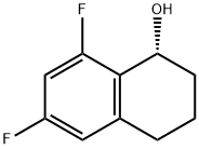 1-Naphthalenol, 6,8-difluoro-1,2,3,4-tetrahydro-, (1R)- Structure