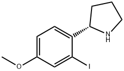 2-(2-iodo-4-methoxyphenyl)pyrrolidine 구조식 이미지