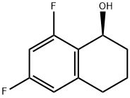 1-Naphthalenol, 6,8-difluoro-1,2,3,4-tetrahydro-, (1S)- Structure