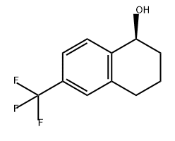 1-Naphthalenol, 1,2,3,4-tetrahydro-6-(trifluoromethyl)-, (1S)- 구조식 이미지