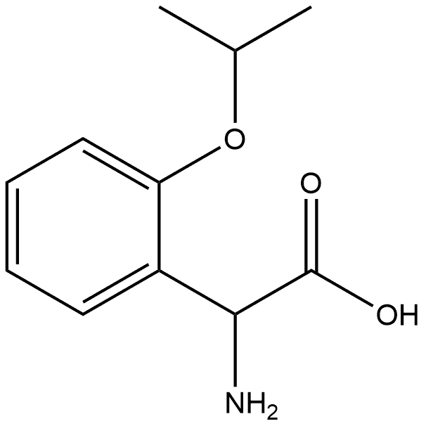 2-amino-2-(2-isopropoxyphenyl)acetic acid Structure