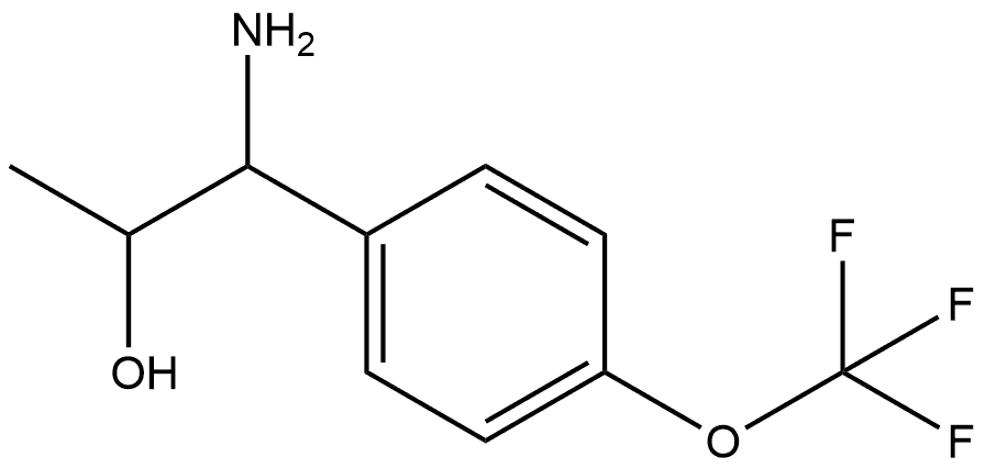 1-AMINO-1-[4-(TRIFLUOROMETHOXY)PHENYL]PROPAN-2-OL Structure