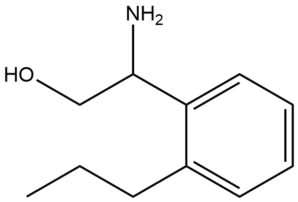 2-amino-2-(2-propylphenyl)ethan-1-ol Structure