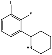 2-(2,3-difluorophenyl)piperidine Structure