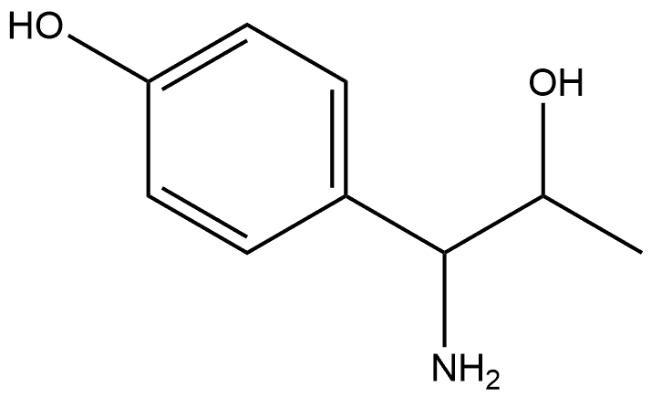 1-AMINO-1-(4-HYDROXYPHENYL)PROPAN-2-OL Structure