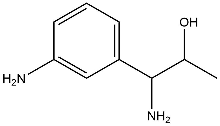 1-AMINO-1-(3-AMINOPHENYL)PROPAN-2-OL Structure