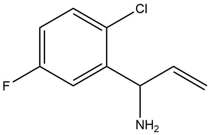 1-(2-Chloro-5-fluorophenyl)prop-2-en-1-amine Structure