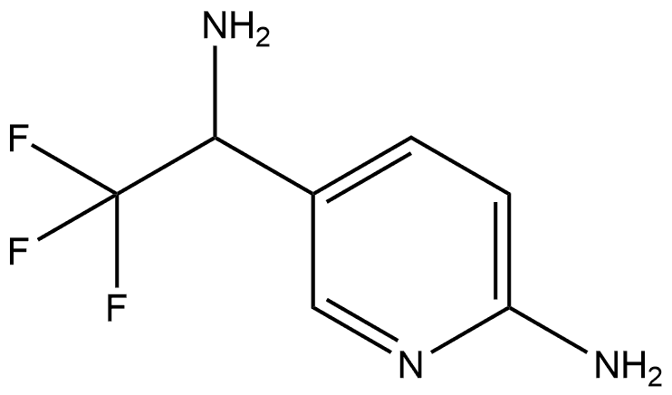 6-Amino-α-(trifluoromethyl)-3-pyridinemethanamine Structure