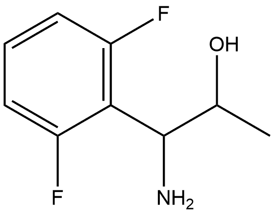 1-AMINO-1-(2,6-DIFLUOROPHENYL)PROPAN-2-OL Structure