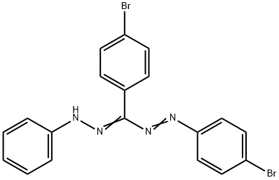 (NE,Z)-4-Bromo-N-[(4-bromophenyl)imino]-N''-(phenylamino)benzene-1-carboximidamide Structure