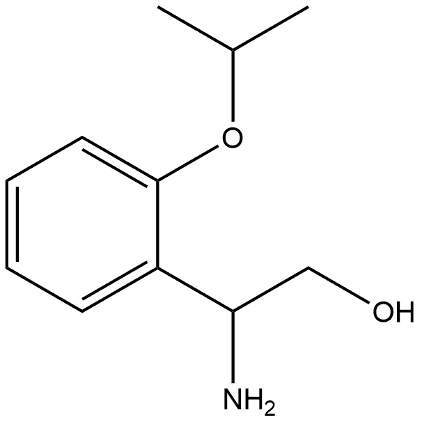 2-amino-2-(2-isopropoxyphenyl)ethan-1-ol Structure