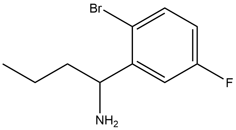 1-(2-BROMO-5-FLUOROPHENYL)BUTAN-1-AMINE Structure