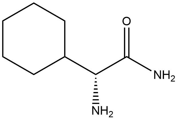 Cyclohexaneacetamide, α-amino-, (αR)- Structure