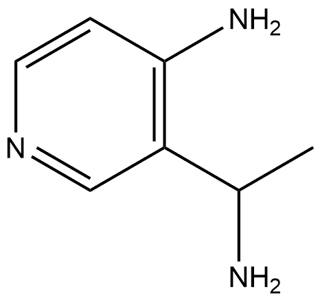 3-Pyridinemethanamine, 4-amino-α-methyl- Structure