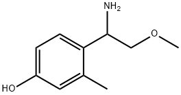 4-(1-amino-2-methoxyethyl)-3-methylphenol Structure