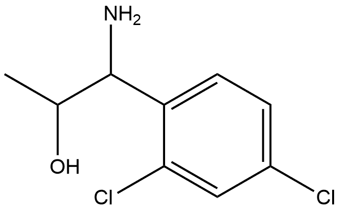 1-AMINO-1-(2,4-DICHLOROPHENYL)PROPAN-2-OL Structure