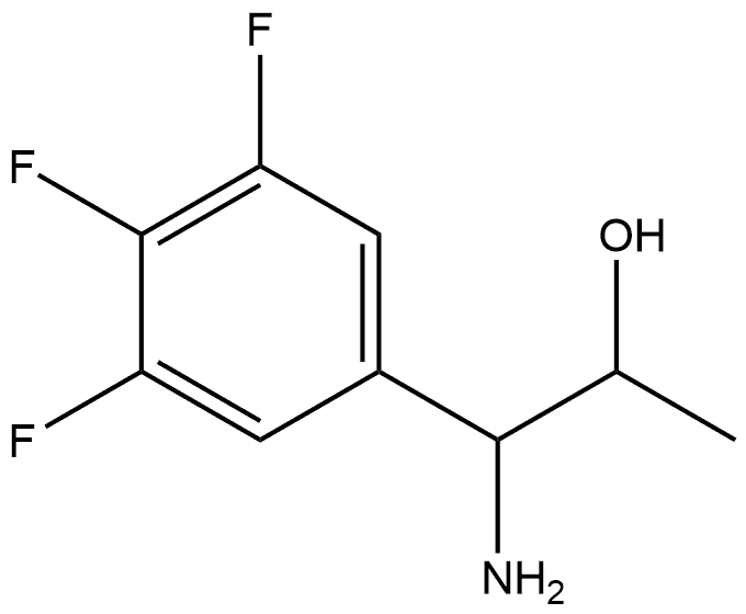 1-AMINO-1-(3,4,5-TRIFLUOROPHENYL)PROPAN-2-OL Structure