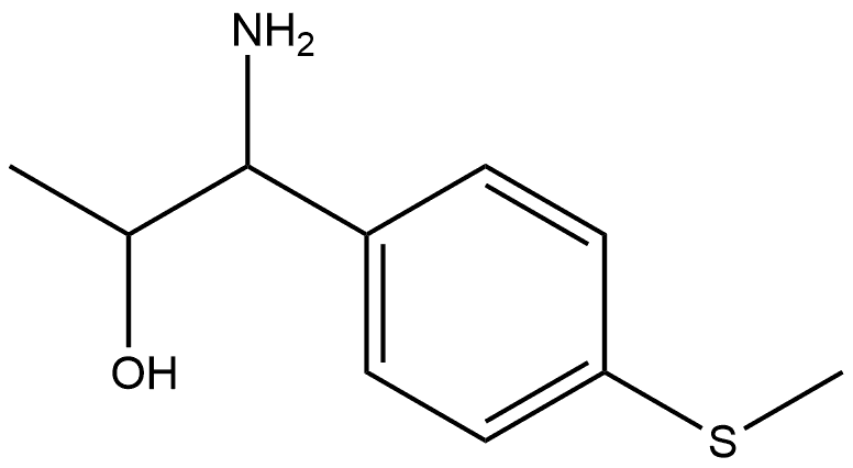 1-AMINO-1-(4-METHYLTHIOPHENYL)PROPAN-2-OL Structure