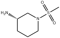 3-Piperidinamine, 1-(methylsulfonyl)-, (3S)- 구조식 이미지