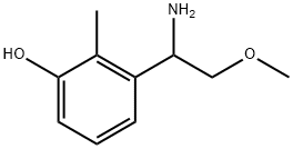 3-(1-amino-2-methoxyethyl)-2-methylphenol Structure