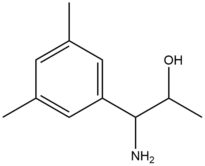 1-AMINO-1-(3,5-DIMETHYLPHENYL)PROPAN-2-OL Structure