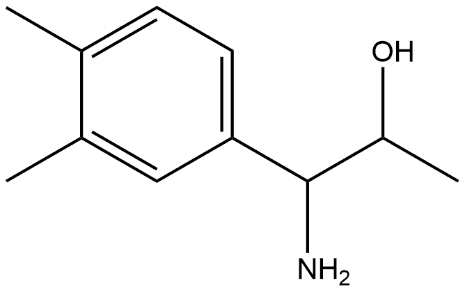 1-AMINO-1-(3,4-DIMETHYLPHENYL)PROPAN-2-OL Structure