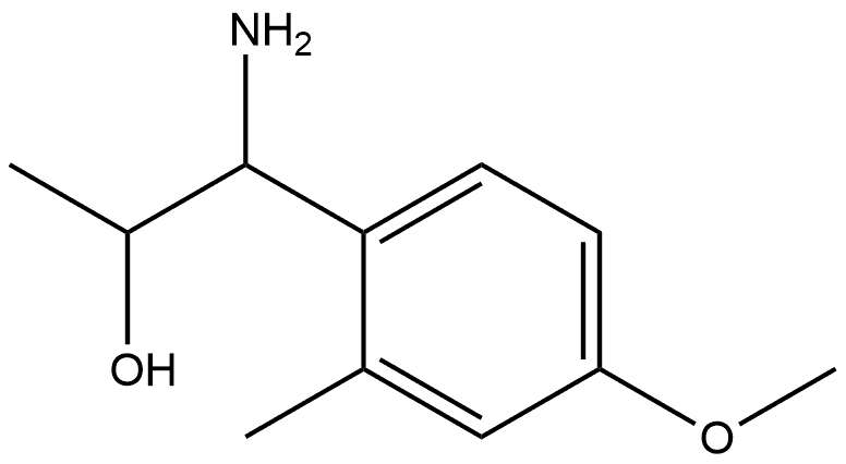 1-AMINO-1-(4-METHOXY-2-METHYLPHENYL)PROPAN-2-OL Structure