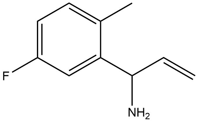 1-(5-Fluoro-2-methylphenyl)prop-2-EN-1-amine Structure