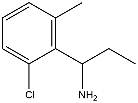 2-Chloro-α-ethyl-6-methylbenzenemethanamine Structure