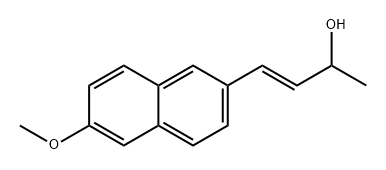 3-Buten-2-ol, 4-(6-methoxy-2-naphthalenyl)-, (3E)- Structure