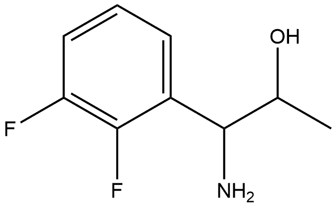 1-AMINO-1-(2,3-DIFLUOROPHENYL)PROPAN-2-OL Structure