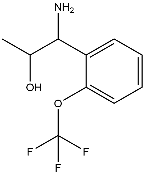 1-AMINO-1-[2-(TRIFLUOROMETHOXY)PHENYL]PROPAN-2-OL Structure