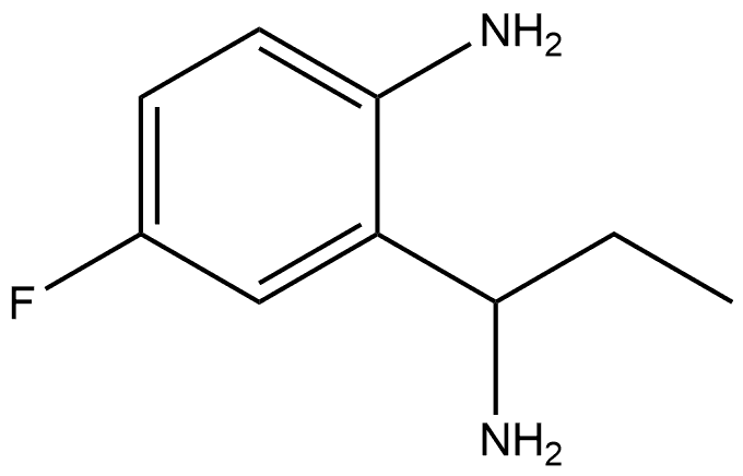 2-(1-AMINOPROPYL)-4-FLUOROANILINE Structure