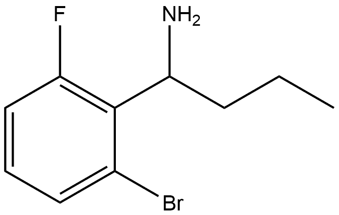 1-(2-BROMO-6-FLUOROPHENYL)BUTAN-1-AMINE Structure