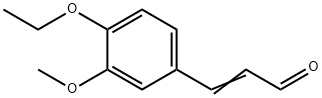 2-Propenal, 3-(4-ethoxy-3-methoxyphenyl)- Structure