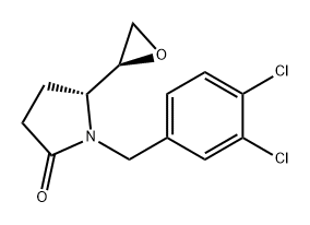 2-Pyrrolidinone, 1-[(3,4-dichlorophenyl)methyl]-5-oxiranyl-, [R-(R*,S*)]- (9CI) Structure