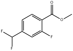 methyl 4-(difluoromethyl)-2-fluorobenzoate Structure