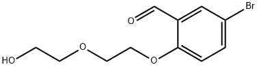 5-Bromo-2-[2-(2-hydroxyethoxy)ethoxy]benzaldehyde Structure