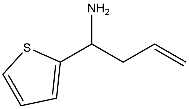 1-(THIOPHEN-2-YL)BUT-3-EN-1-AMINE Structure