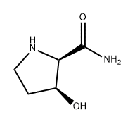 2-Pyrrolidinecarboxamide, 3-hydroxy-, (2R,3S)- Structure