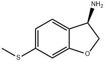 (R)-6-(methylthio)-2,3-dihydrobenzofuran-3-amine Structure