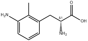 (2R)-2-amino-3-(3-amino-2-methylphenyl)propanoic acid 구조식 이미지