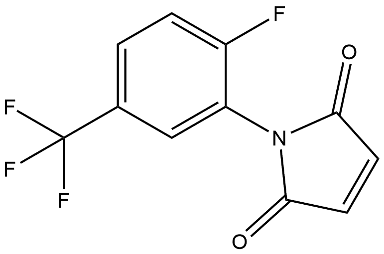 1-[2-Fluoro-5-(trifluoromethyl)phenyl]-1H-pyrrole-2,5-dione Structure