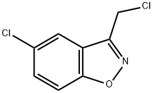 1,2-Benzisoxazole, 5-chloro-3-(chloromethyl)- Structure