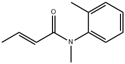 2-Butenamide, N-methyl-N-(2-methylphenyl)-, (E)- (9CI) Structure