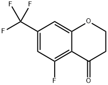 4H-1-Benzopyran-4-one, 5-fluoro-2,3-dihydro-7-(trifluoromethyl)- 구조식 이미지