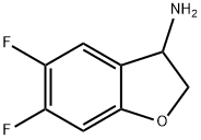 5,6-Difluoro-2,3-dihydro-1-benzofuran-3-amine Structure