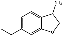 6-Ethyl-2,3-dihydro-1-benzofuran-3-amine Structure