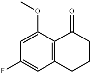 1(2H)-Naphthalenone, 6-fluoro-3,4-dihydro-8-methoxy- 구조식 이미지
