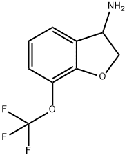 7-(Trifluoromethoxy)-2,3-dihydrobenzo[B]furan-3-ylamine Structure